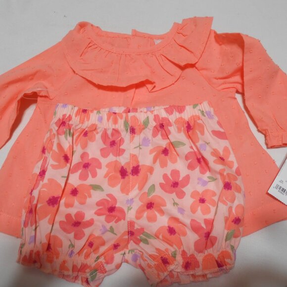 NEW CARTER'S JUST ONE YOU 2 PIECE BABY GIRL OUTFIT MATCHING SET SIZE 3 MONTHS 👶 - Picture 1 of 9